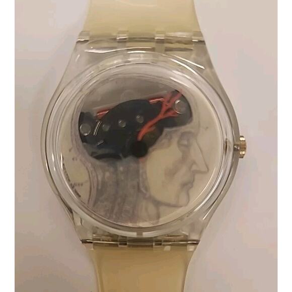 Swatch Artpack4 Watch Set with the TICKING BRAIN GK247 by Jo Whaley - Picture 5 of 16